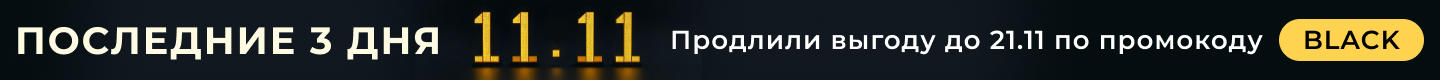 BLACK FRIDAY скидки до -55%